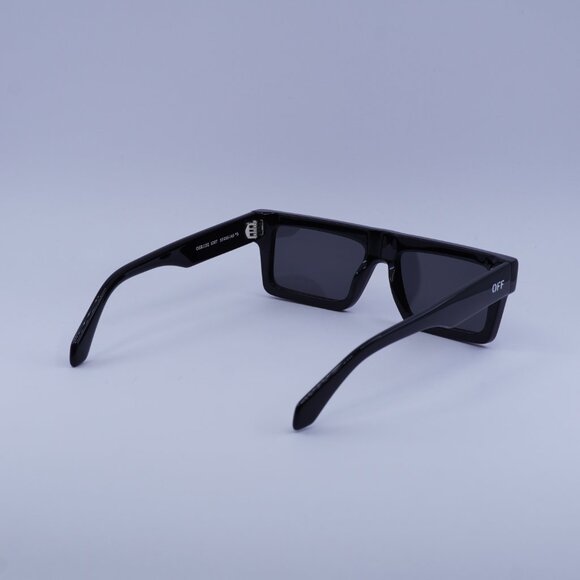 Off-White OERI13Z CHANDLER 1007 Sunglasses Black Square Frame, Dark Grey Lenses - Picture 10 of 11
